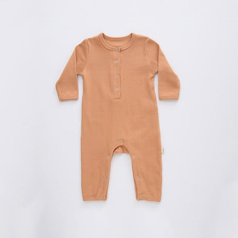 Baby's Cotton Long Sleeve Jumpsuit